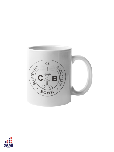 Keramický hrnček SCBR - biely