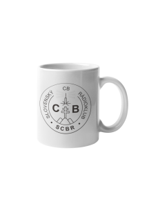 Keramický hrnček SCBR - biely