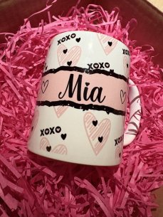 Personalizovaný hrnček "XOXO"