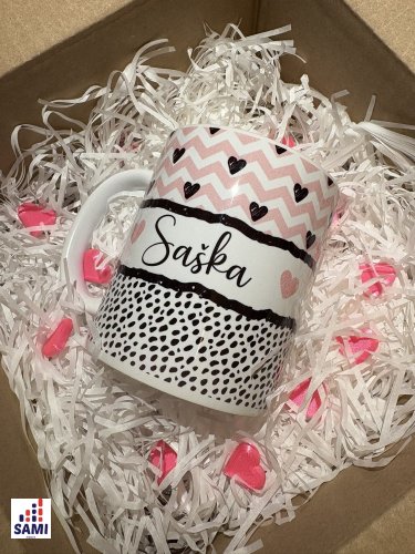 Prsonalizovaný hrnček "SRDIEČKO"