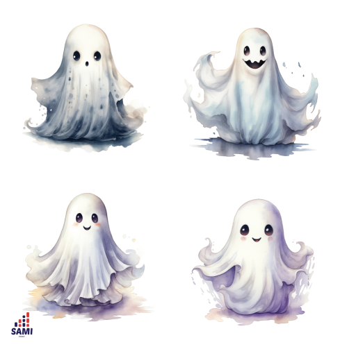 Duchovia 4 ks - Veľkosť nažehľovačky: 10 cm