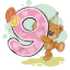 Macko 9 - Veľkosť nažehľovačky: 20 cm